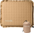 Airplane Travel Seat Cushion, 1, Khaki | Inflatable seat cushion for stadium, camping,outdoors.Sondur travel cushion for airplane by Unknown