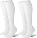 LEVSOX Cotton Compression Socks for Women&Men 20-30mmHg Knee High Cute Support Sock for Nurses Pregnancy Travel by Levsox