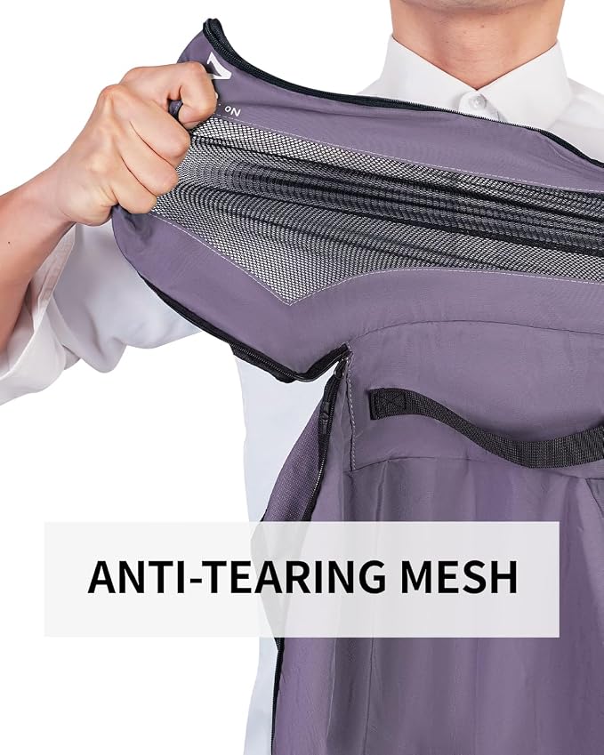 ECOHUB 7 Set Packing Cubes Tear-Resistant Luggage Packing Organizers with Number Icon for Travel Accessories Luggage Suitcase Machine Washable Packing Cubes (Purple) - Image 4