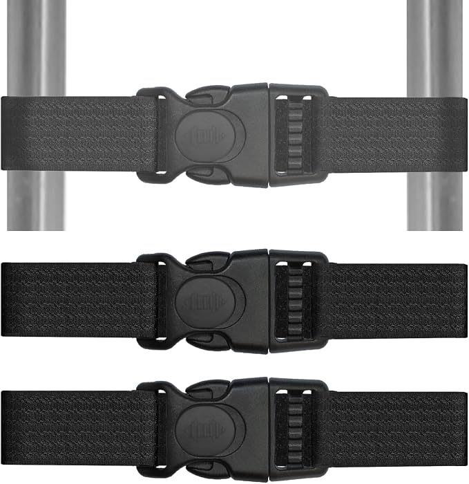 French Door Fridge Lock Pantry Lock for Refrigerators Cabinets RV Cable Tie for Child Safety Products Black 2 Count (Pack of 1) (Black, 1X16 in) - Image 7