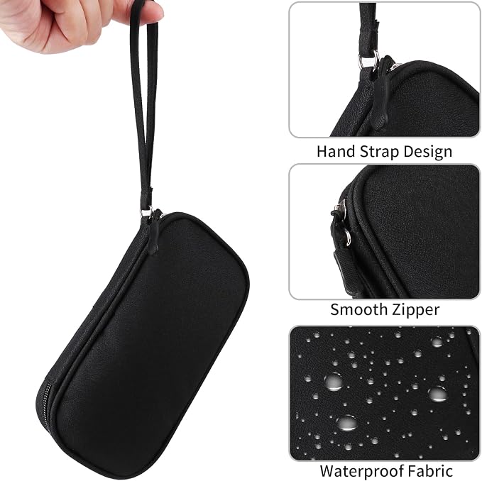 Universal Cable Organizer - Electronics Accessories Bag for Charger, Phone, Memory Cards & Travel Gadgets (Black) - Image 5