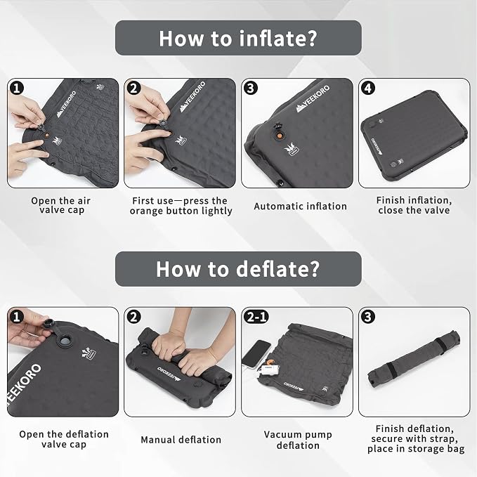 Inflatable Seat Cushion, Porous Design Sitting Pad, Air Seat Cushion, Portable Seat Cushions for Airplane Wheelchair Office Camping - Image 8