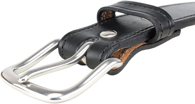 Hidden Money Belt for Travel for Men, Genuine Leather Belt with Hidden Zipper Pocket & Secret Storage - Image 3