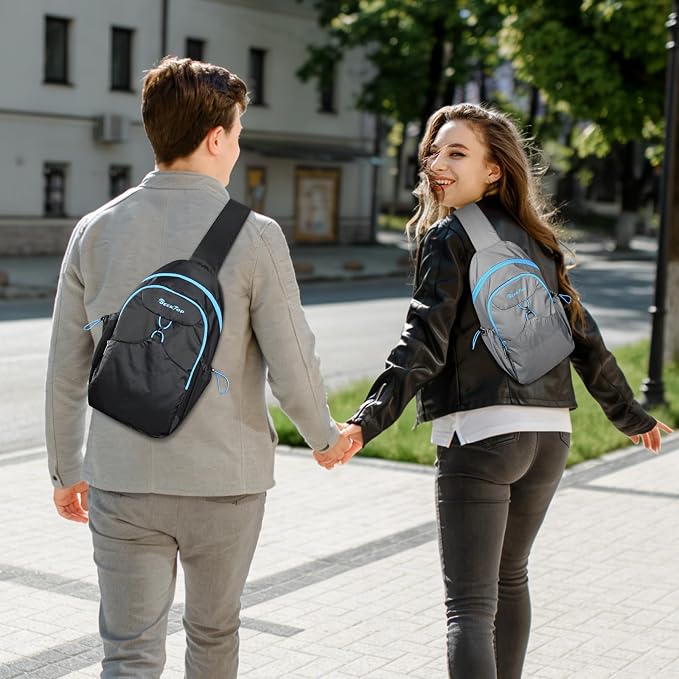 Seektop RFID Anti-Theft Crossbody Bag Sling Backpack for Women & Men, Casual Chest Daypack for Daily Travel - Image 8