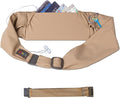 BANDI Plus Size Fanny Pack for Women - Travel-Ready Pocket Belt with Secure Hidden Money & Running Belt for Phone, Passport, Keys, & Medical Devices, Adjustable Fit, Comfortable (Taupe) by BANDI