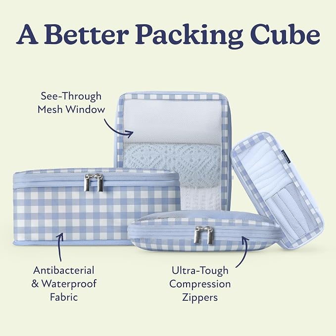 Vandel Space-Saving Compression Packing Cubes for Women 6-Pack Compressible | TSA-Approved Carry On Suit Case Organizer, Durable Luggage Packing Cubes for Travel Compression, Organizer Bags for Luggage - Image 9