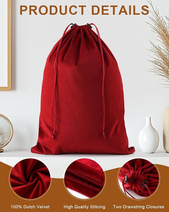 8 Pcs Shoe Bags for Travel, Dust Velvet Bags, Multicolor, 17.3x12.6 Inch | Washable & Reusable Travel Shoe Bags, Dustproof Shoe Bags with Drawstring Closure, Suitable for Travel, Home Storage - Image 5