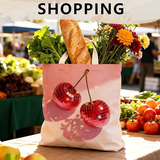 Summer Coastal Beach Canvas Tote Bag - Image 4