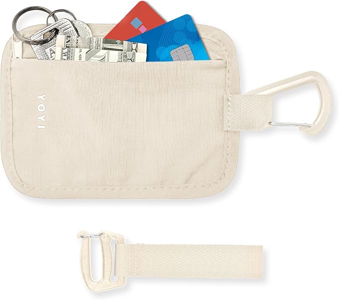 YOYI YOYI RFID Blocking Hidden Stash Clip, Travel Wallet Water-Repellent | Water-repellent fabric, RFID blocking liner, multiple carry options — hidden stash clip secures cards and cash on the go - Image 3