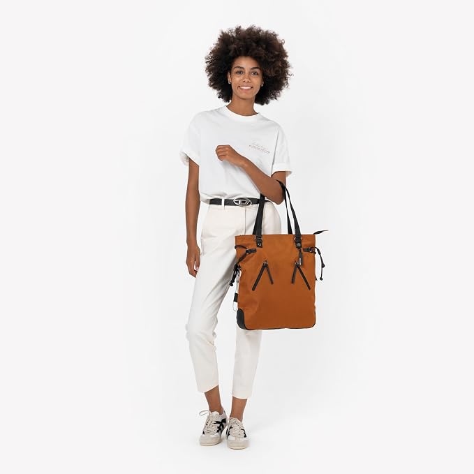 Sherpani Tempest, Anti Theft Convertible Backpack Tote, 14L Travel Backpack, Travel Gifts for Women, Handbags, RFID Protection, Metal Hardware, Fits 15” Laptop (No Sleeve) (Morocco) - Image 8