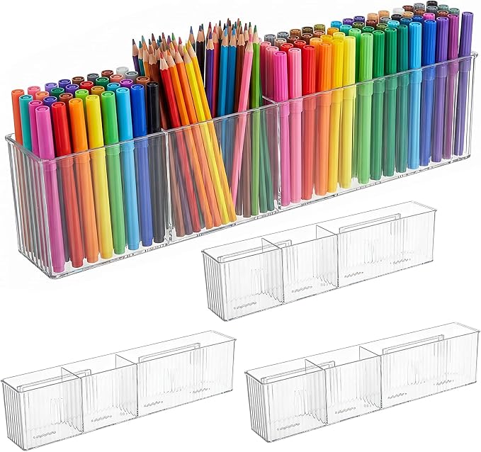 4 Pack Wall Mounted Organizer with 8 Hooks, Acrylic Wall Organizer Clear Floating Shelves for Bathroom, Office, Kitchen, No Drill Adhesive Storage for Makeup, Markers, Coffee Supplies, Remote Controls by Unknown