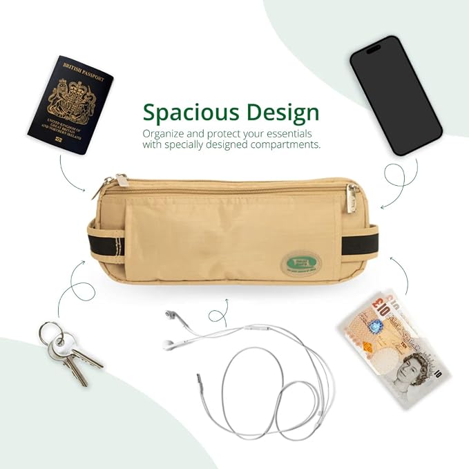 Anti-Theft Waist Bag and Ihram Belt (Large) - Image 7