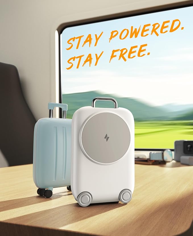 PaktVault Traveling Fast Wireless Charging Station for Apple Devices | Magnetic 3 in 1 Phone Charger Stand for MagSafe-enabled iPhone 17 16 15 14 13 12 Pro Max Plus Air, Apple Watch&Air pods Pro - Image 7