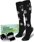 Compression Socks for Women 15-20 mmHg, Viscose from Bamboo, 3-Pair Knee High for Flying, Work & All-Day Comfort by SAIWEYNEE
