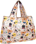 allydrew Large Foldable Tote Nylon Reusable Grocery Bags, Cutie Animals by allydrew
