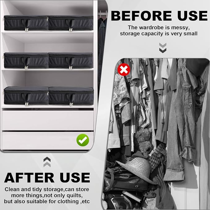 Packing Cubes for Travel Packing Organizers Compression Travel Cubes, Black | Compression Packing Cubes Luggage Suitcase Organizer Bags Compression Bags for Travel Accessories - Image 7