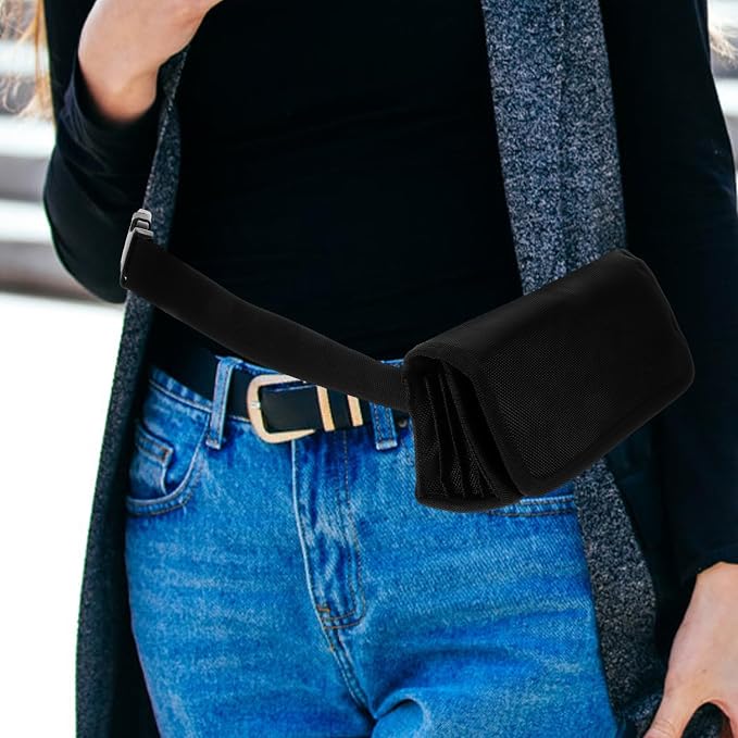 Toddmomy Cashier Waist Bag Cashier Money Waist Bag for Coin Change Classification Waterproof Wear Proof Storage Pouch for Woman Subway Service Staff 9.05 X 2.36 X 3.14 in - Image 8