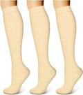 WITHYOU 3 Pairs Compression Socks for Women & Men 15-20 mmHg,Best Support for Nurses Running Hiking by WITHYOU