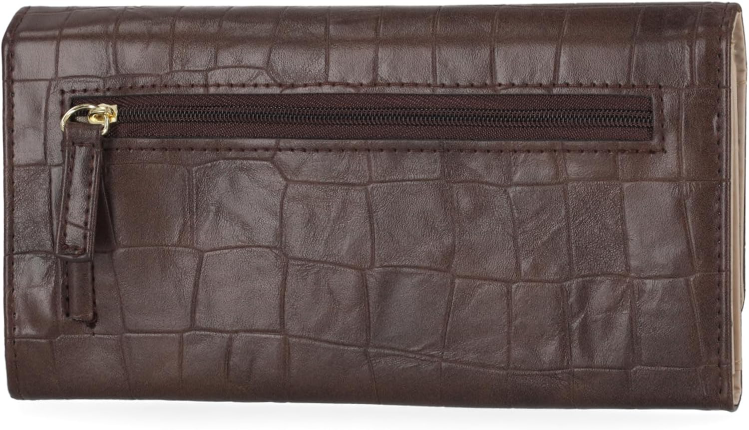Mundi File Master Womens RFID Blocking Wallet Clutch Organizer With Change Pocket - Image 4