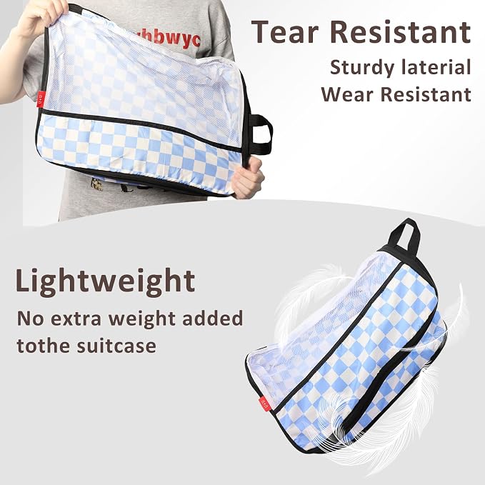 U+U 8 Set Compression Packing Cubes - Ultralight Travel Organizers - Image 5