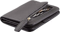 Toughergun Women’s Small Slim Leather Wallet with RFID Protection, Compact Bifold Mini Purse with Clear ID Window by Toughergun