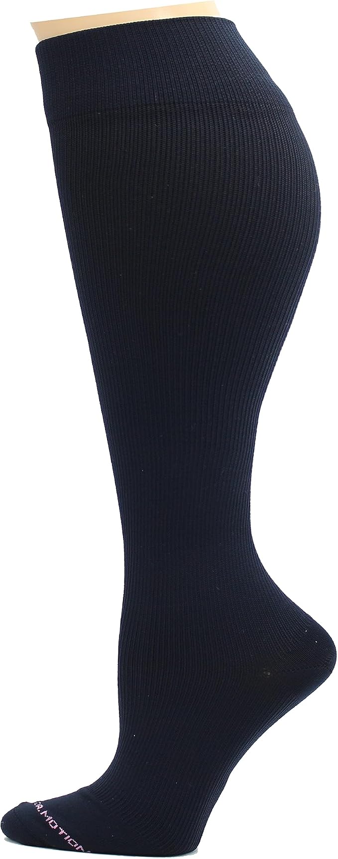 Dr. Motion 4 Pairs Women's Plus Size Wide Calf Compression Knee High Socks Graduated Support - Image 5