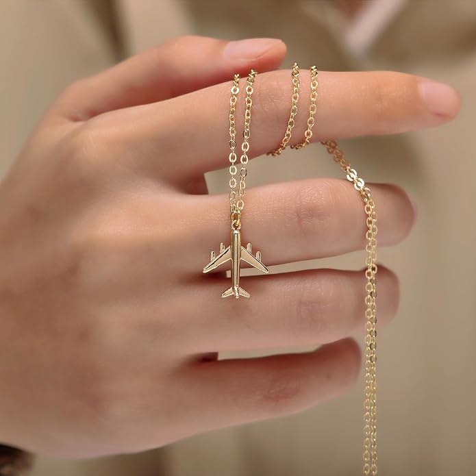 RZKING Golden Necklace for Women, Dainty Butterfly Heart Bow Rose Necklace, Gifts for Best Friend Sister Mom Girlfriend, Graduation Chritmas Birthday Anniversary Thank You Gifts - Image 3