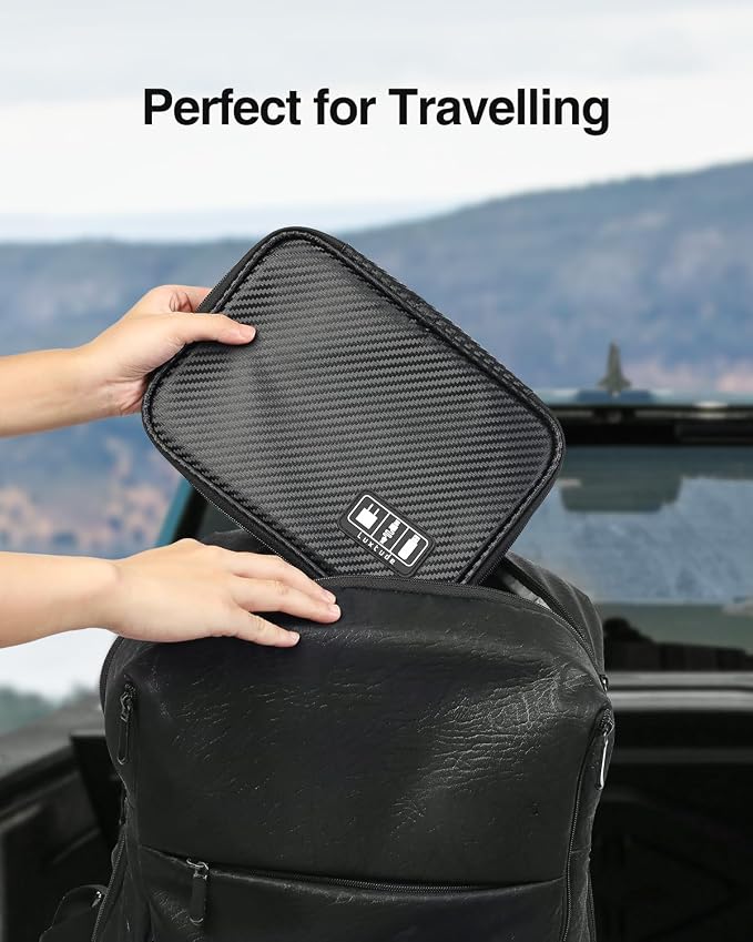 Cord Organizer Travel, Cable Organizer Bag, Portable Electronics Organizer, Travel Essentials for Cord Storage/Charger Storage/Cable Storage - Image 7