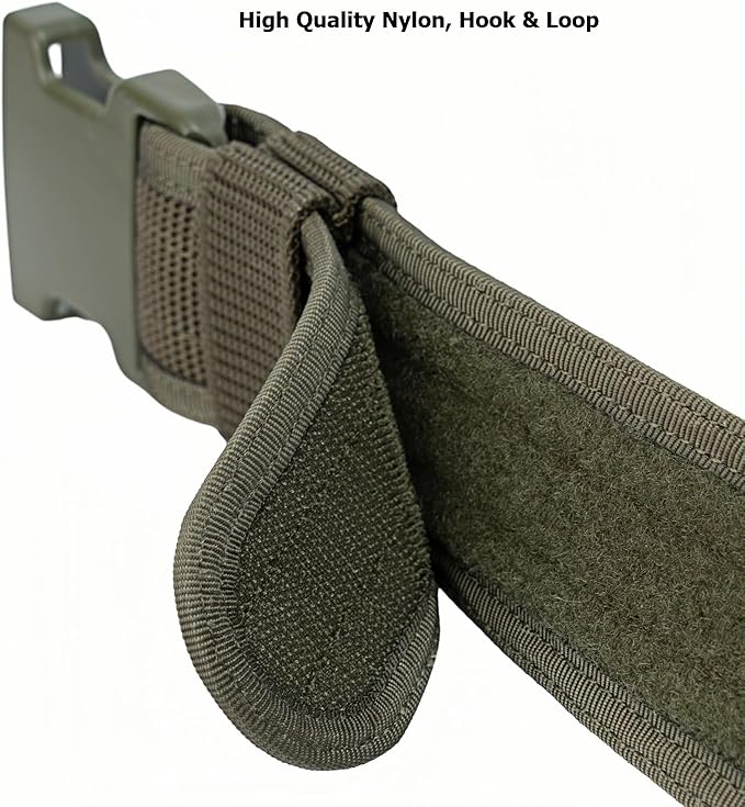 Security EMS EMT Firefighters Work Belt 2" Wide Camping Hiking Utility Tool Belt Airsoft Paintball Gear Holster Belt - Image 4