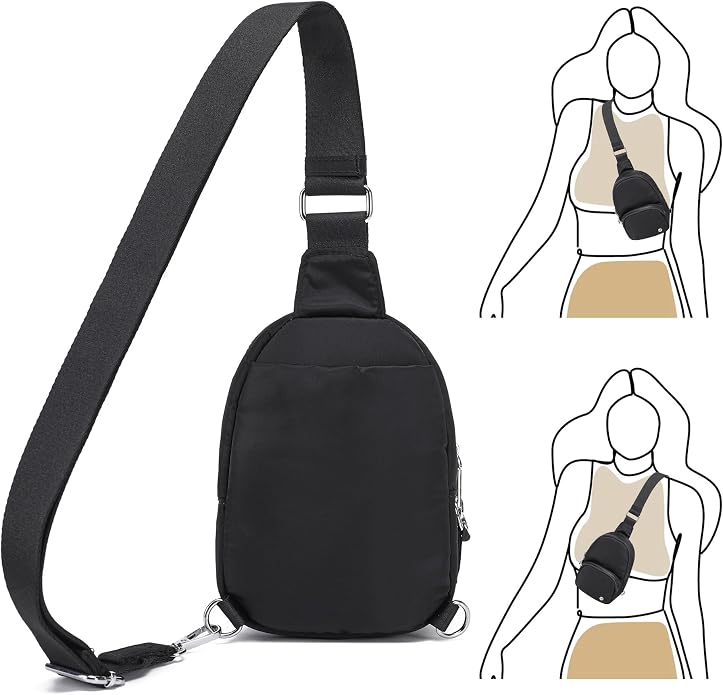 NEICOA Small Anti Theft Crossbody Bags for Women Lightweight RFID Sling Bag | Nylon Travel Purse for Daily Casual Use - Image 7