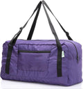 HOLYLUCK Foldable Travel Duffel Bag For Women & Men Luggage Great for Gym (Purple) by holyluck