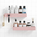 Kitsure Shower Caddy Adhesive, Stylish Shower Organizer, XX-Large, Pink | 2 Pack Shower Shelf for Inside Shower, 100% Rustproof Metal Shelves, No-Drill Bathroom Organizers and Storage by Kitsure