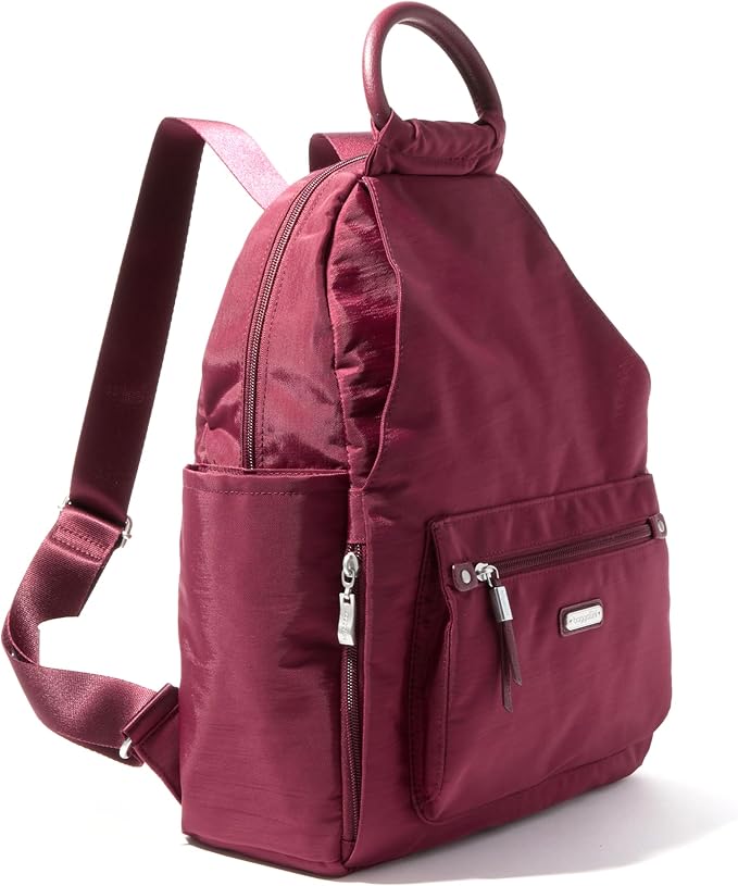 Baggallini All Day Backpack with RFID Phone Wristlet - Lightweight Travel Backpack for Women - Image 12