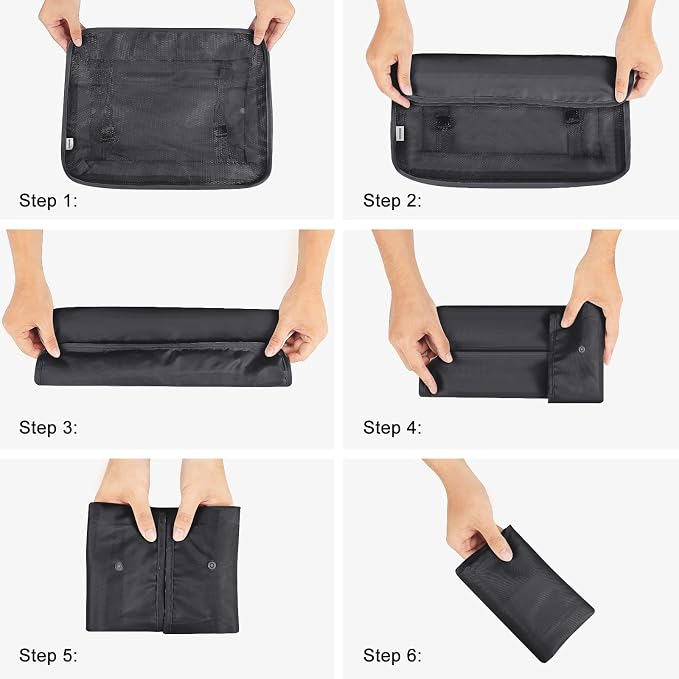 Mossio 9 Set Packing Cubes with Shoe Bag & Electronics Bag - Luggage Organizers Suitcase Travel Accessories - Image 6