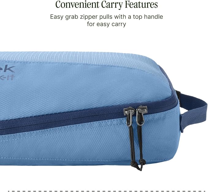 Eagle Creek Pack-It Reveal Cube Set, XS/S/M, Blue Dawn | Packing Cubes for Compartmentalizing Luggage, Durable, Ultra-Lightweight, Breathable, Easy Grab Zipper, Mesh Windows - Image 5