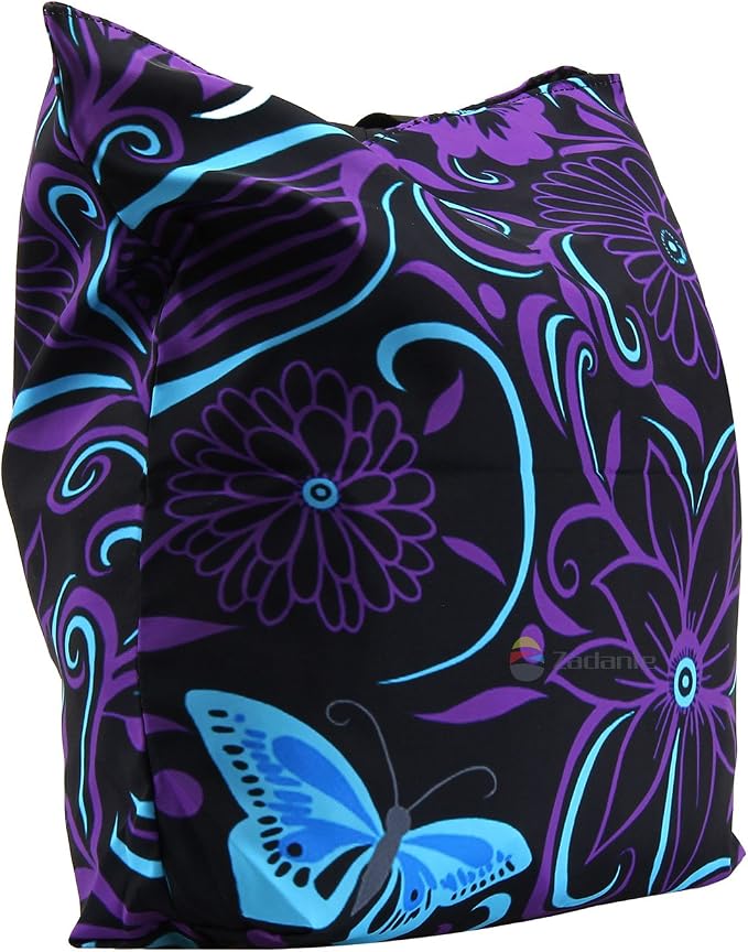 Beach Tote Bags Travel Totes Bag Shopping Zippered Tote for Women Foldable Waterproof Overnight Handbag - Image 4