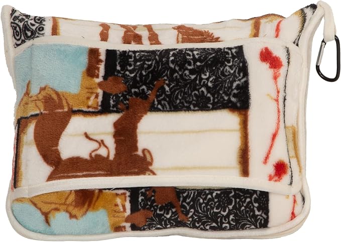 Carstens, Inc. Travel Blanket, Premium Compact 2-in-1 Airplane Blanket/Pillow, Wrangler Vintage Western - Image 5