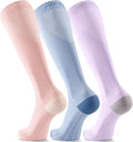 FITRELL 3 Pairs Compression Socks for Women and Men 20-30mmHg-Circulation Support Socks by FITRELL