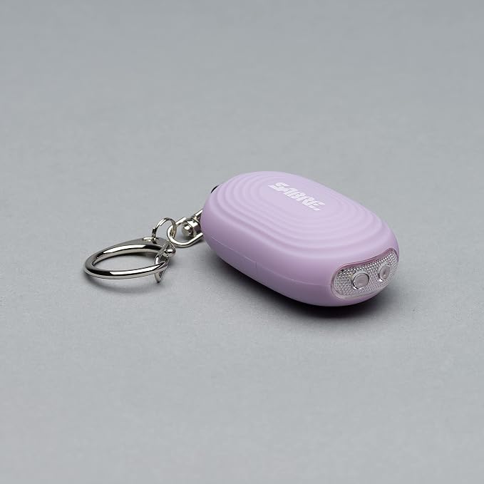 SABRE 2-in-1 Personal Alarm with LED Light, 130dB Personal Safety Siren, Snap Hook for Instant Access, 1,250 Foot (381 Meters) Range, Compact Design for Easy Attachment to Purse, Bag, or Keys - Image 8