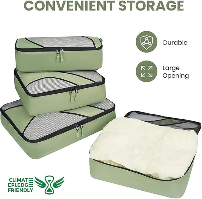 BAGAIL 6 Set Packing Cubes,Travel Luggage Packing Organizers - Image 4