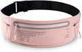 Running Belt Fanny Pack Men Women, Slim No-Bounce Waterproof Phone Holder | Adjustable Elastic Strap Fits 27-43" Hips, Detachable Race Bib Clips, Energy Gel & Sunglasses Loops, 3 IPX4 Pockets by MORKSUKYSAFETY