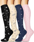 Sooverki Compression Socks for Women and Men Circulation (3/4 Pairs) is Best Support for Running Athletic Cycling Hiking by Sooverki