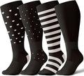 Plus Size Compression Socks for Women & Men Wide Calf, 20-30mmhg Knee High Stockings for Pregnancy, Nurse, Travel by AzalencroCompression