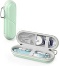 ProCase Toothbrush Travel Case for Oral-B/Oral-B Pro 1000 1500 5000 7000 7500 6000 9600/Philips Sonicare 4100 5100 1100 6100 5300 Oral-B iO Electric Toothbrush Portable Hard Container -Aqua by ProCase