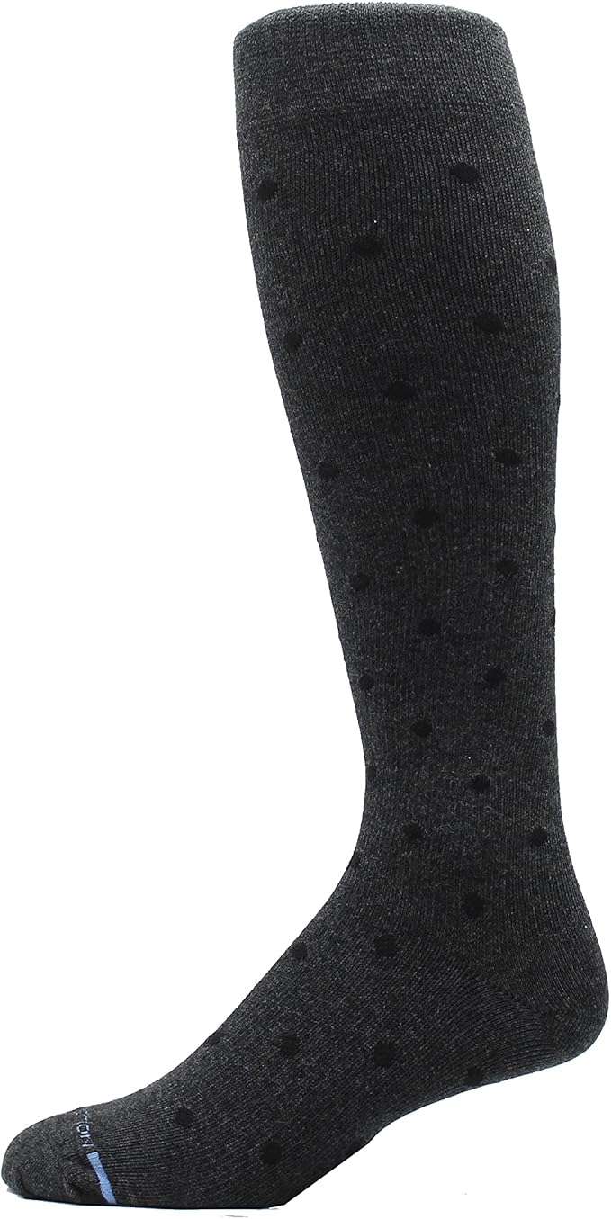 Dr. Motion 4 Pairs Men's Athletic Traveler Graduated Compression Knee High Socks - Image 4