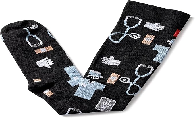 4 Pairs Compression Socks for Women & Men, Support Compression Sock 20-30 mmHg for Nurses, Pregnancy, Flying, Running,Travel - Image 3