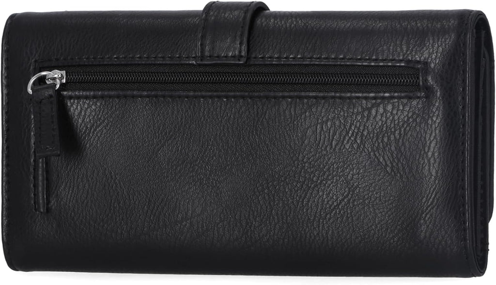 Mundi File Master Womens RFID Blocking Wallet Clutch Organizer With Change Pocket - Image 4