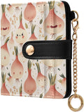 Cartoon Cute Onion Women's Wallets RFID Blocking,Credit Card Holder Bifold Wallet,Slim Card Cases,PU Leather Travel Wallet for men Girls by visesunny