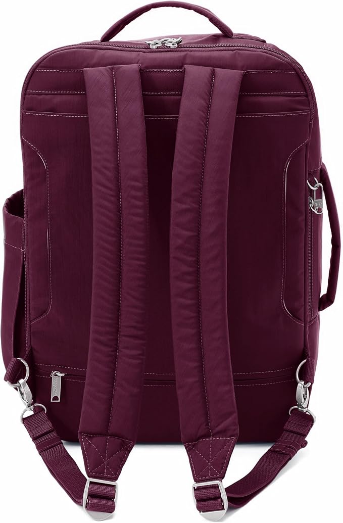 Securtex® Classic Anti-Theft Convertible Travel Backpack - 11x17” Carry-On, Fits 16” Laptop, Locking Zippers, Expandable - Image 3