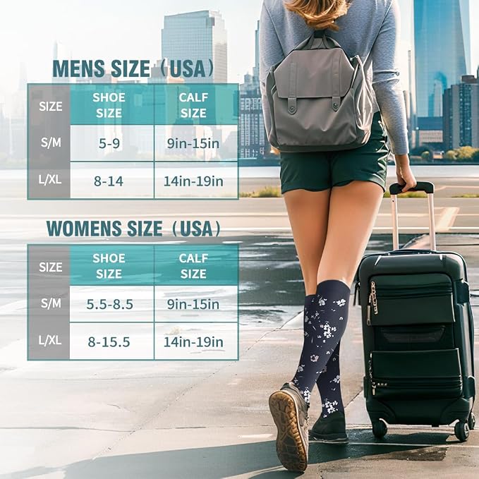 Copper Compression Socks for Women & Men (6 pairs) - Best Support for Nurses, Running, Hiking, Recovery - Image 6